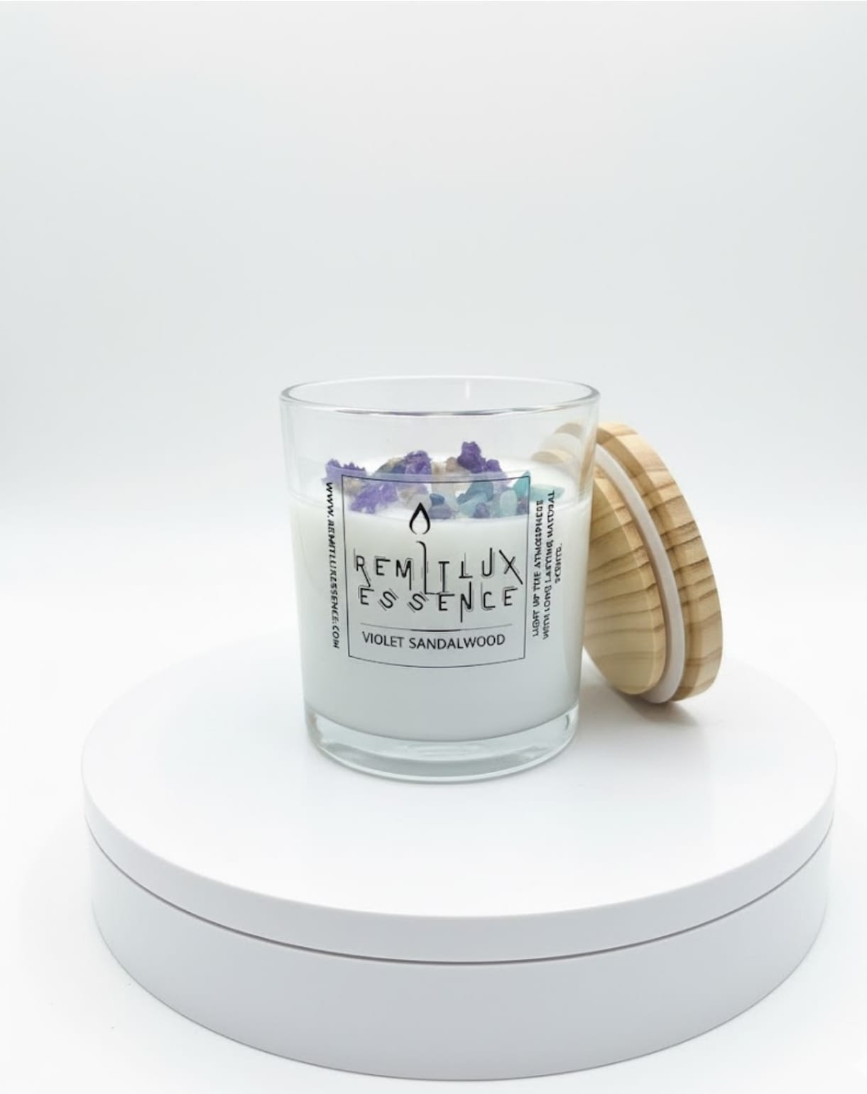 Violet Sandalwood Candle