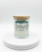 White Soleil Candle