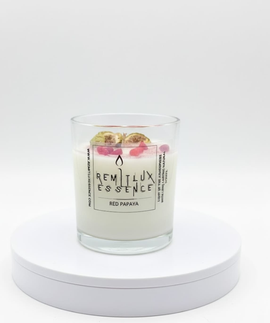 Red Papaya Candle