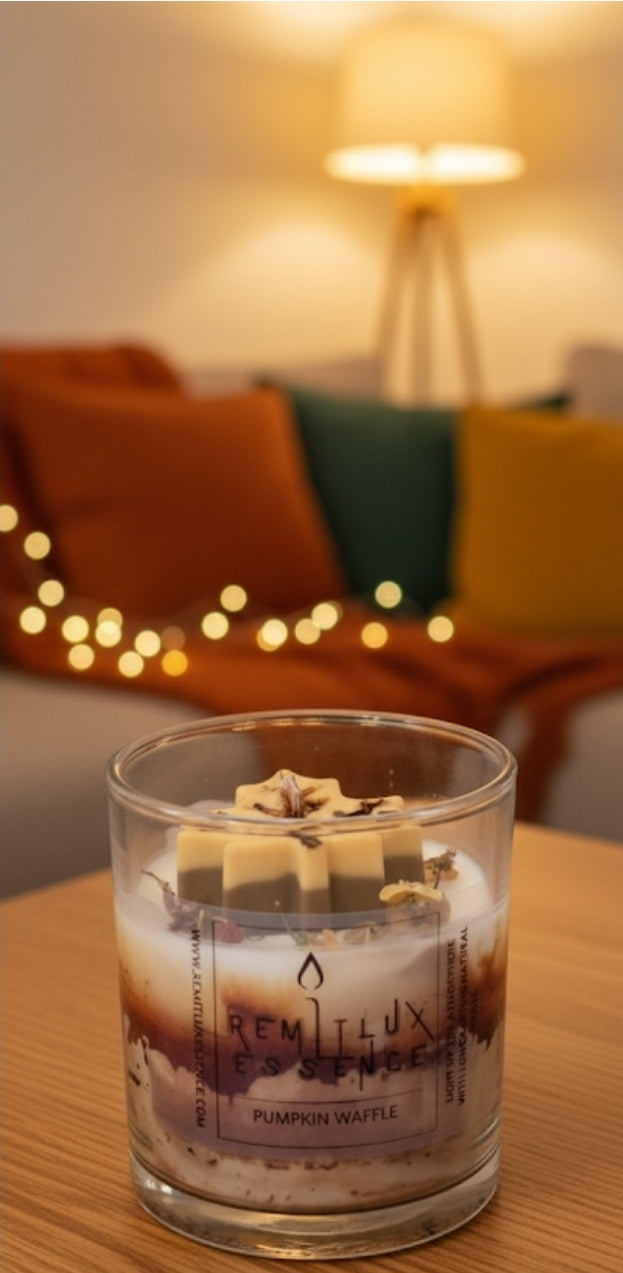 pumpkin waffle Candle