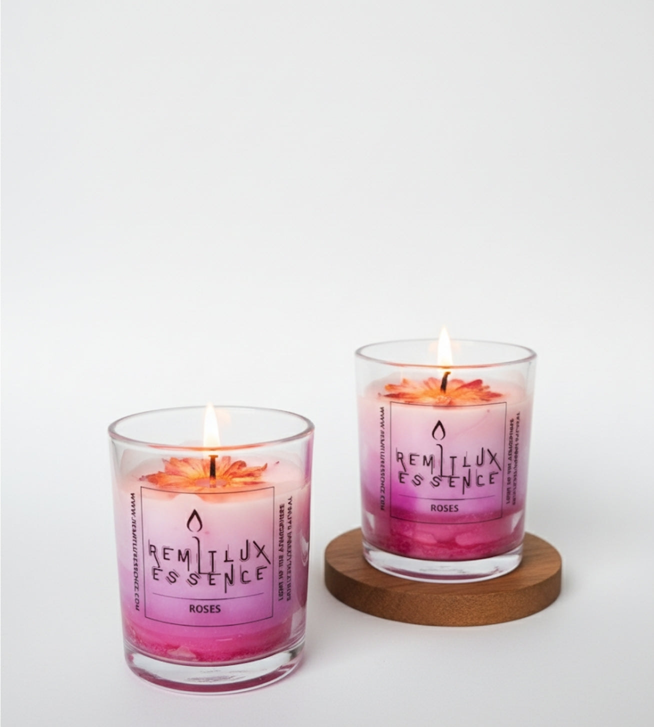 Roses 2 Pack Candles